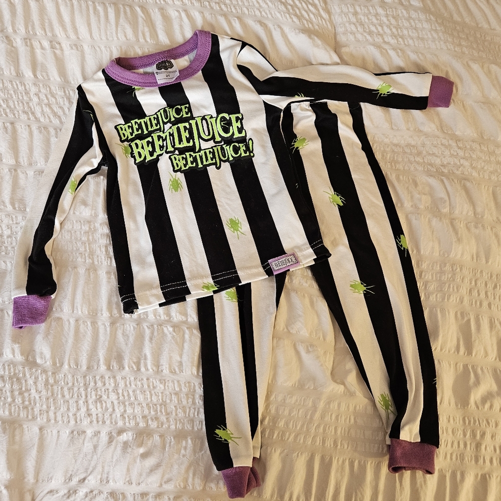 Brand New Toddler Beetlejuice Pajamas 2T